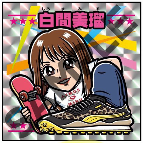 NMB48白間美瑠、自身デザイン監修でatmos pink、PUMAとの
